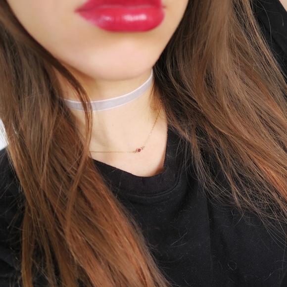 Jewelry - Light Gray Velvet Choker